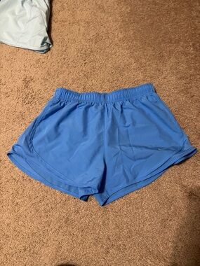 Nike Women’s Light Blue Athletic Running Shorts